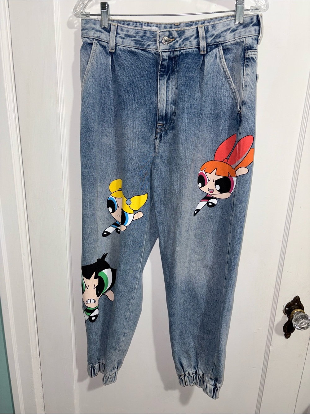 Vintage Bershka Powerpuff Jeans 8